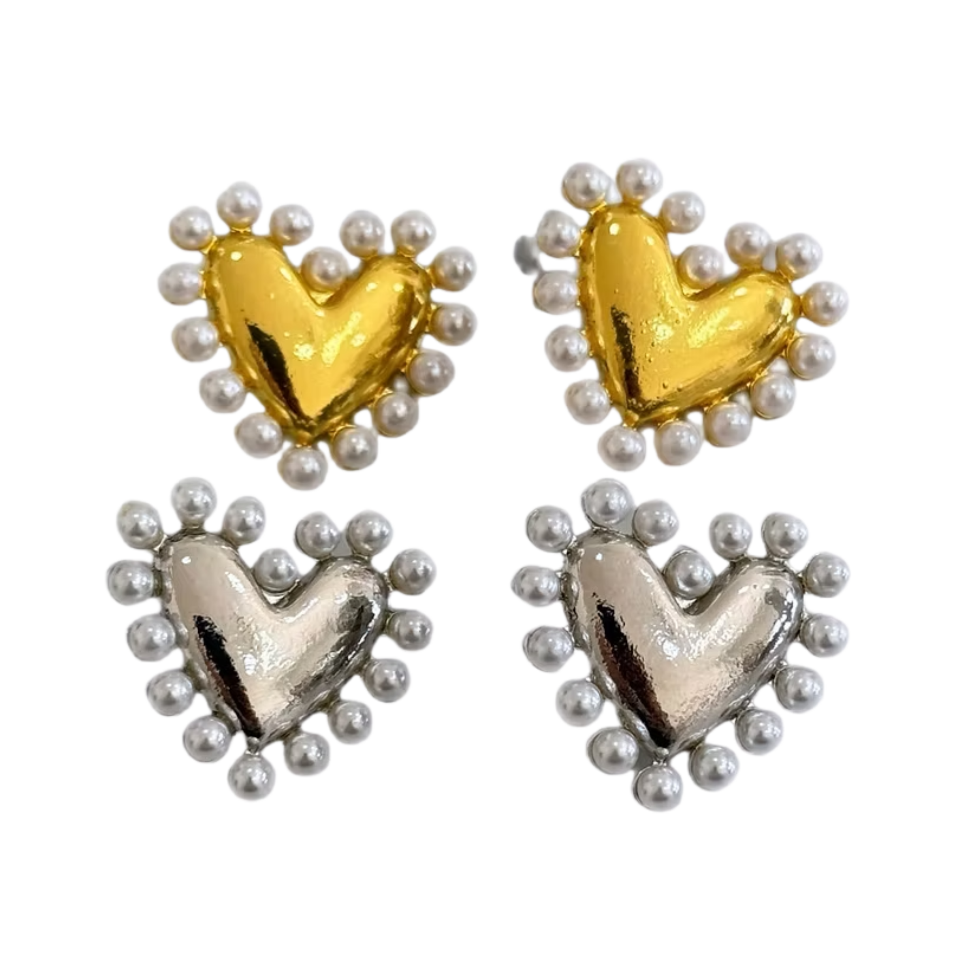 Corazones perlita