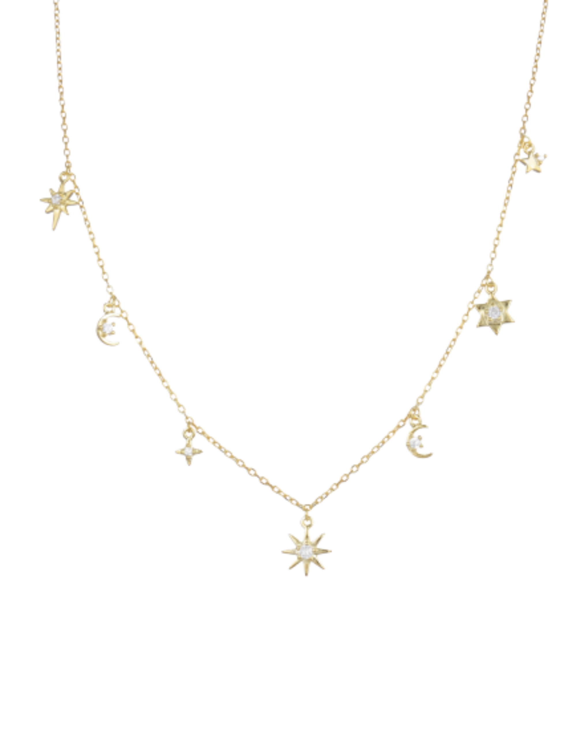 Choker de Luna y estrellas