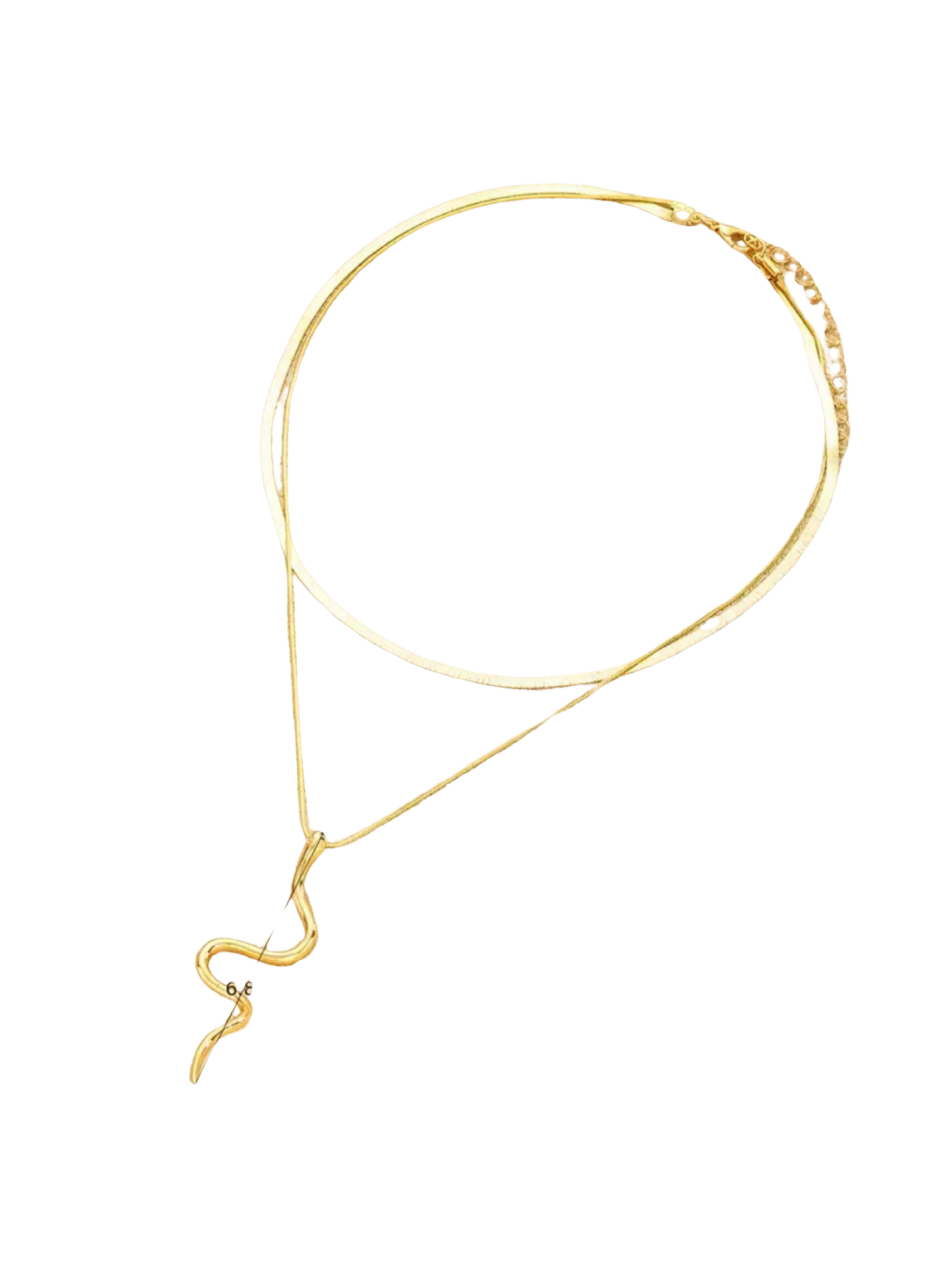 2ble Necklace serpiente